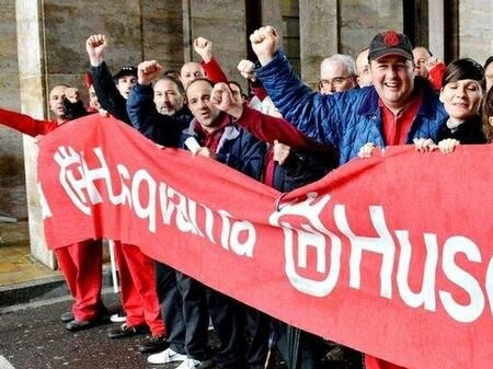 Stabilimento ex Husqvarna. Proteste a Cassinetta di Biandronno