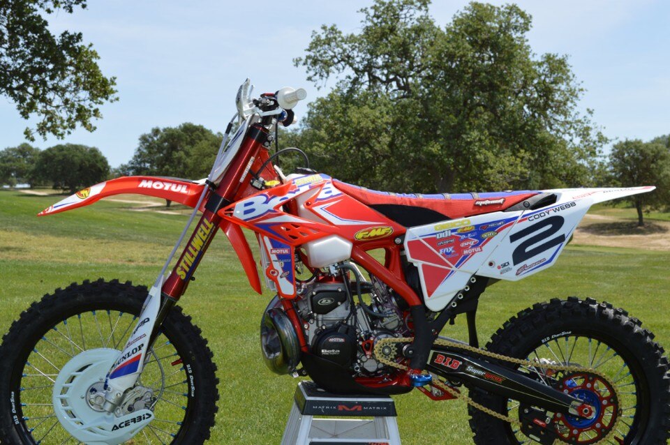 Beta 300 2T. Cody Webb's Race Bike