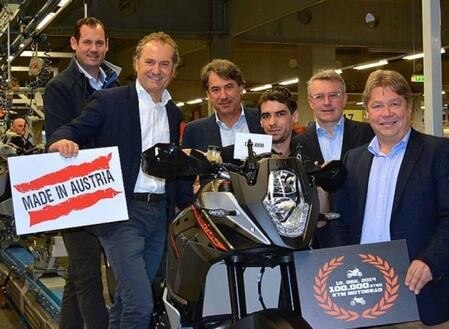 KTM da record. Più di 100.000 moto nel 2014