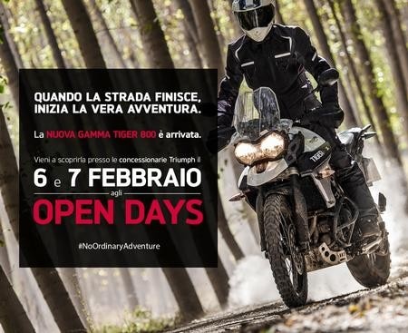 Triumph Tiger 800. Provala il 6-7 febbraio