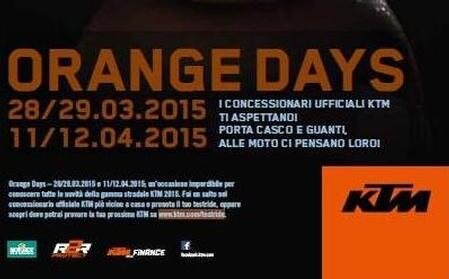 Orange Days 2015. Due week end all'insegna delle novità KTM