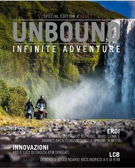 KTM lancia Unbound. Infinite Adventure
