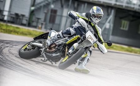 Husqvarna 701 Supermoto. The curve
