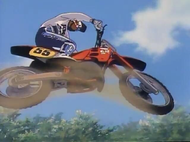 Kaze wo Nuke, il motocross in cartone animato Kaze wo Nuke, il motocross in cartone animato