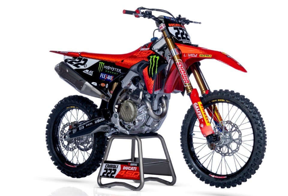 Ecco (finalmente) la Ducati Desmo450 MX!