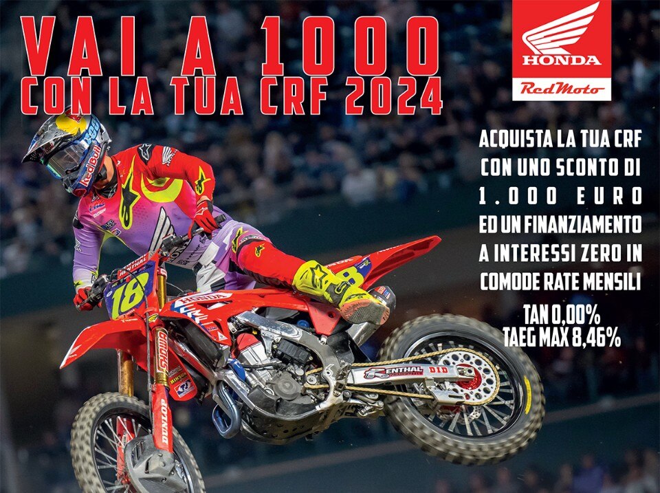 Honda RedMoto lancia la nuova promozione “Vai a mille con la tua nuova CRF 2024”