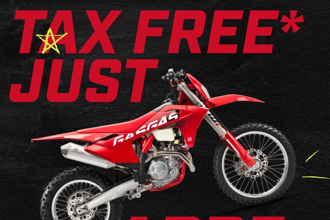 GASGAS “Tax Free”: massimo divertimento, minimo impegno!