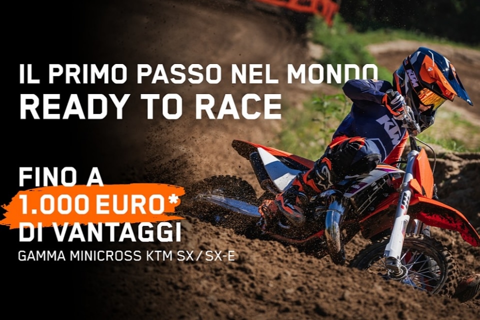 KTM accende la passione dei giovani piloti: al via la nuova promozione sui modelli Minicross SX e SX-E