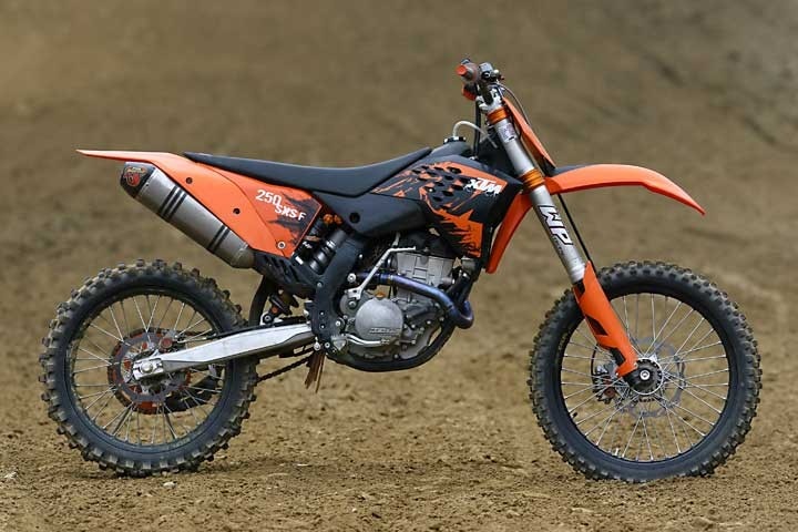 KTM SXS 250F. Orange Power