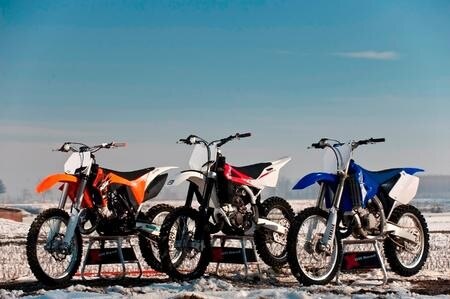 Comparativa 125 Cross 2T. Husqvarna CR, KTM SX, Yamaha YZ