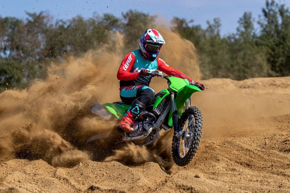 Prova Kawasaki KX250 MY23: born in the USA Prova Kawasaki KX250 MY23: born in the USA