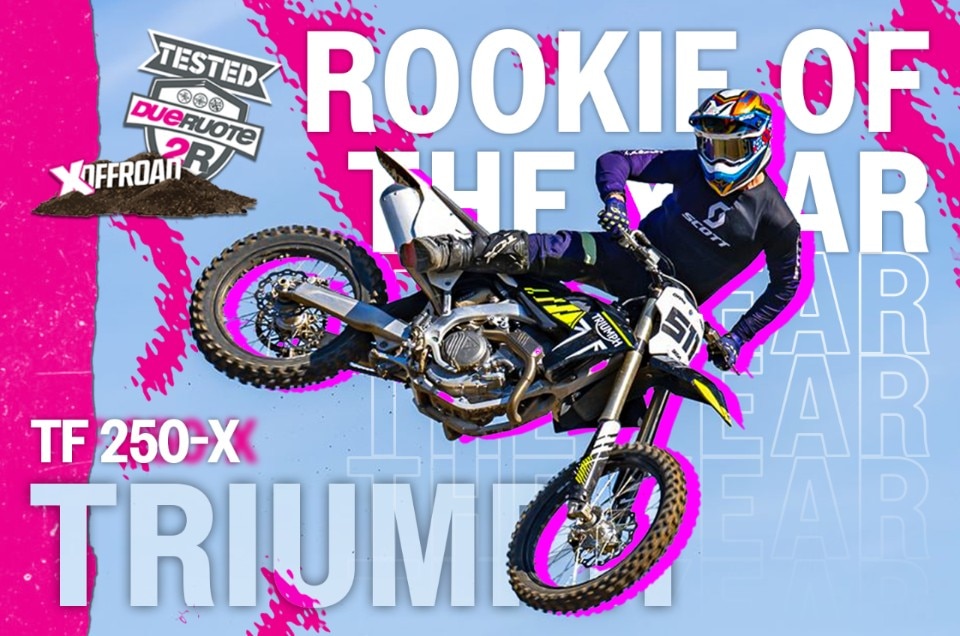 Prova Triumph TF 250-X, rookie of the year! Prova Triumph TF 250-X, rookie of the year!