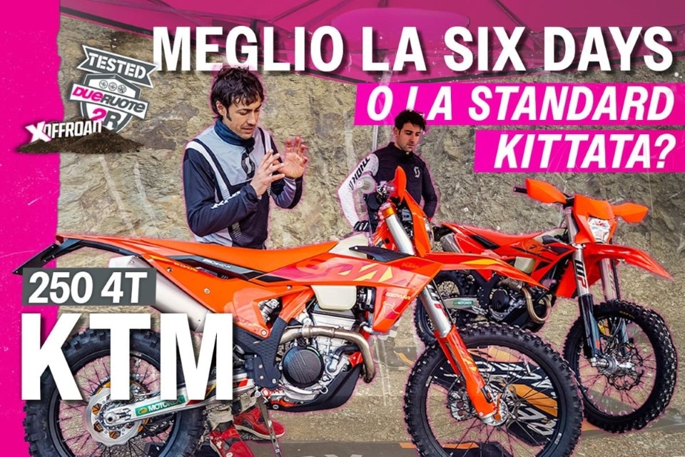 Prova KTM 250 EXC-F 2025: meglio la Six Days o la versione “kit”?